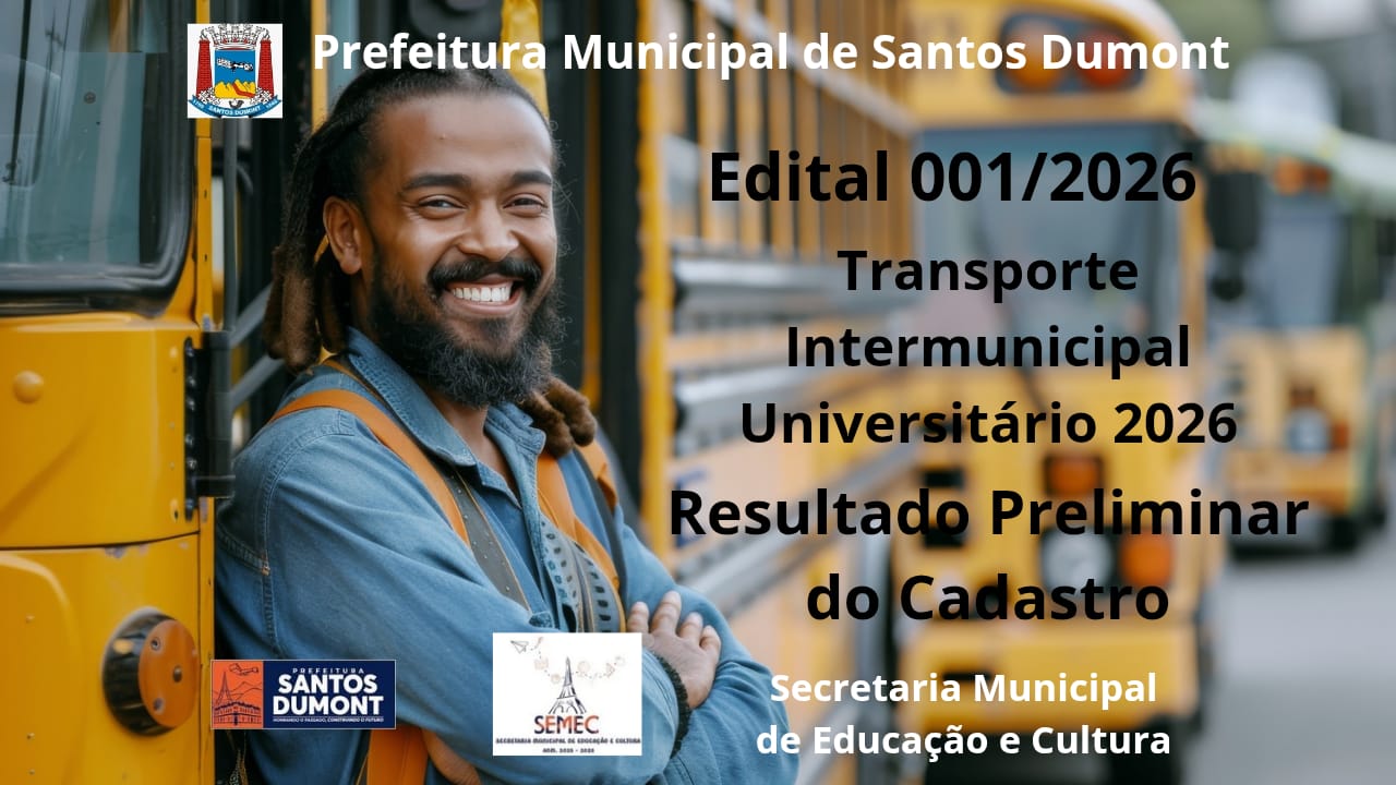 RESULTADO PRELIMINAR DO TRANSPORTE UNIVERSITÁRIO – 2026