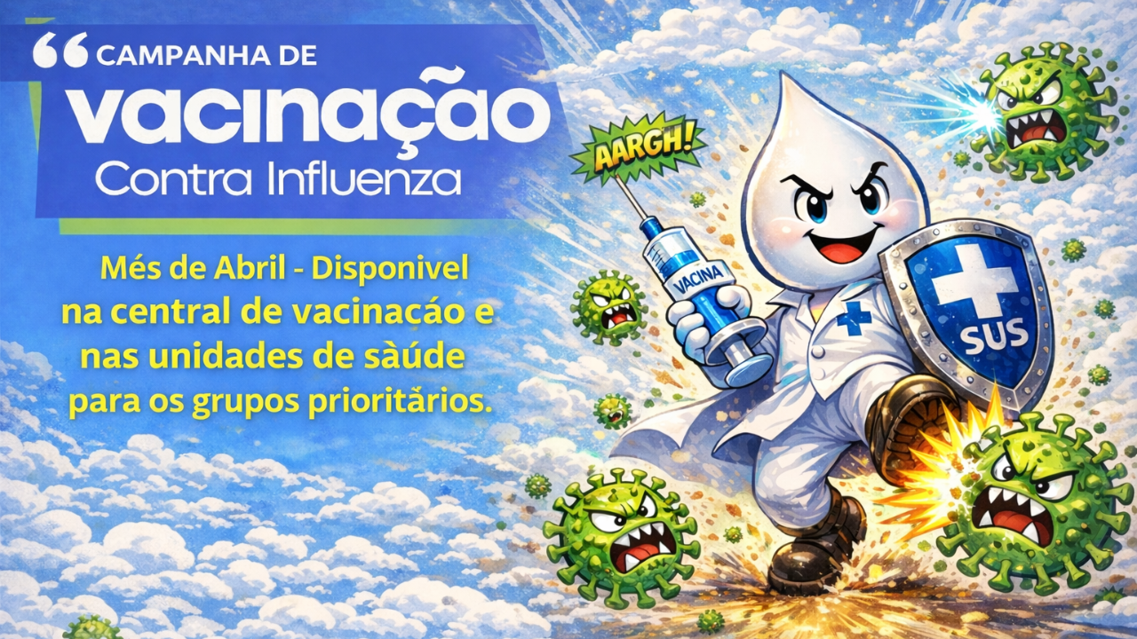 Secretaria de Saúde realiza vacinação contra Gripe Influenza para grupos prioritários