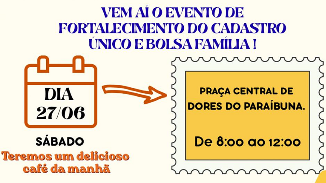 Ação de fortalecimento do CadÚnico e Bolsa Família em Dores do Paraibuna