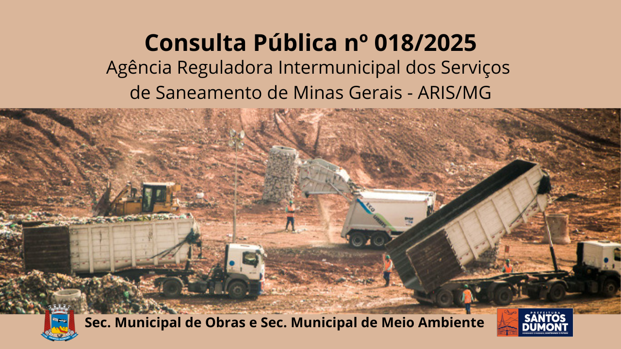 AVISO DE CONSULTA PÚBLICA Nº 018/2025 - Período de 18/08 a 02/09 de 2025