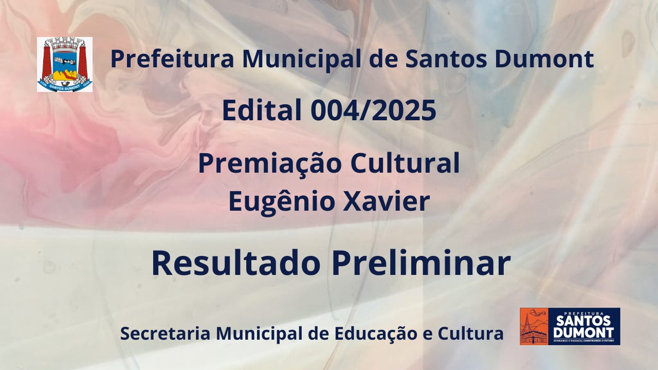 RESULTADO PRELIMINAR DO EDITAL 004/2025