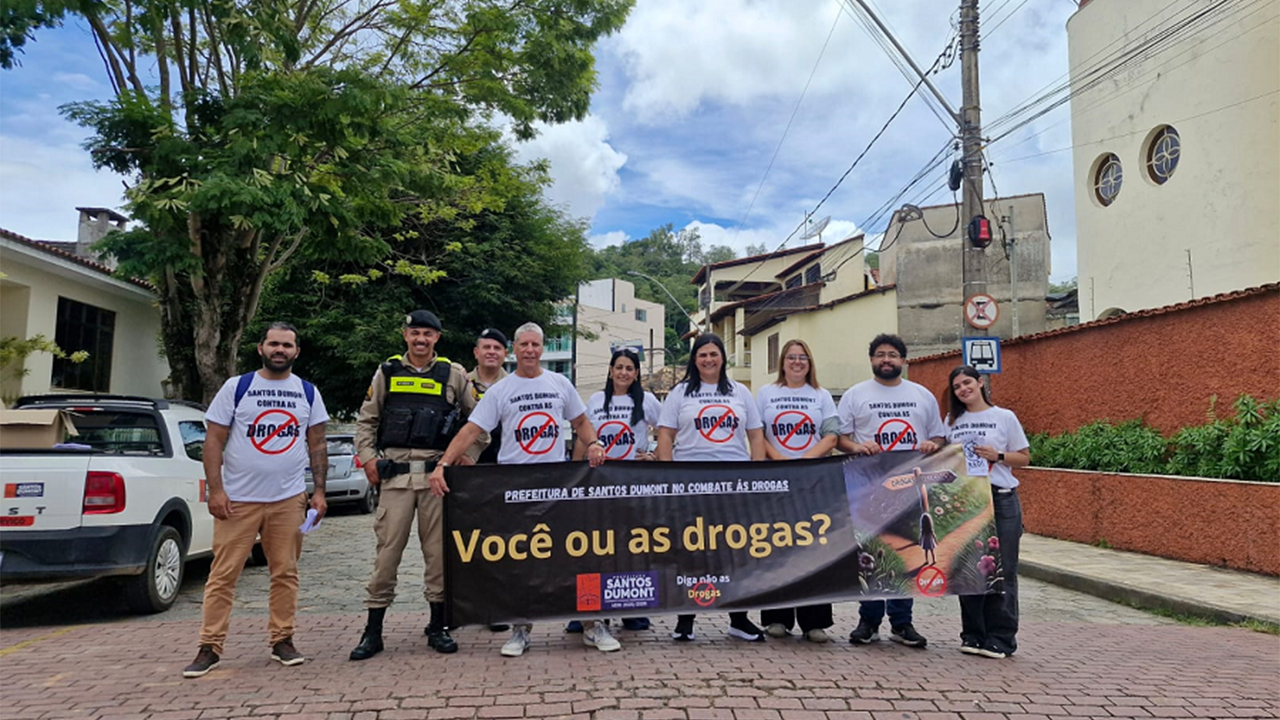 Sec. de Desenvolvimento Social realiza ações de combate às Drogas e ao alcoolismo 