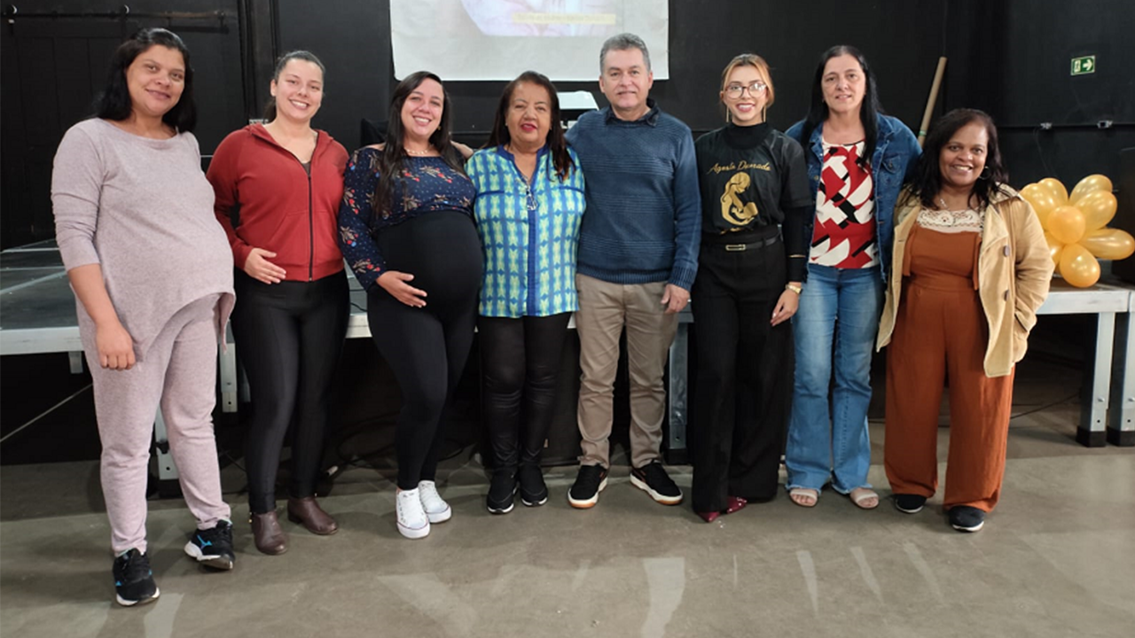 Saúde da Mulher realiza palestra sobre aleitamento materno para gestantes