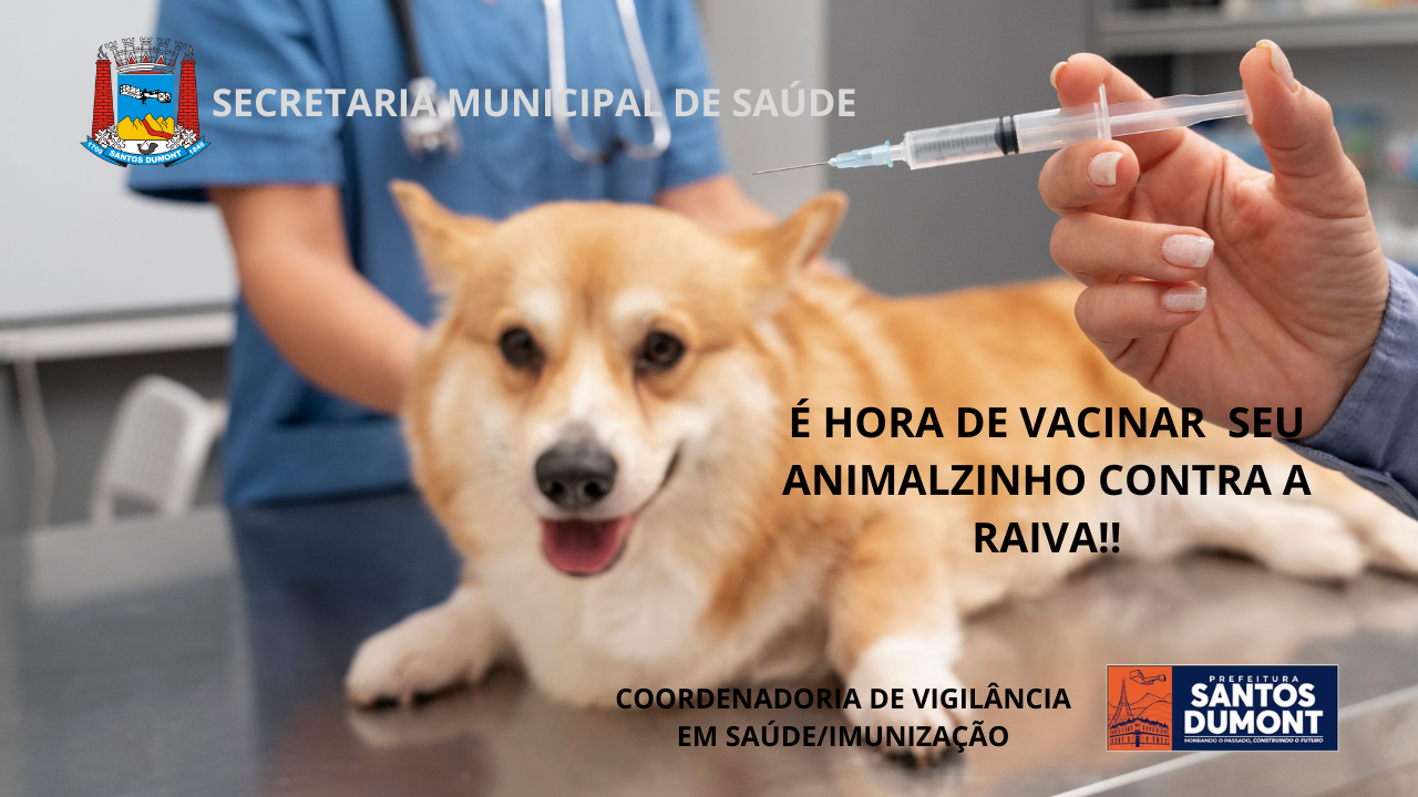 AGOSTO: mês da Campanha de Vacinação Contra Raiva Animal 