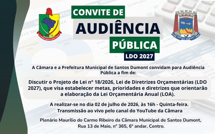 Convite de Audiência Pública