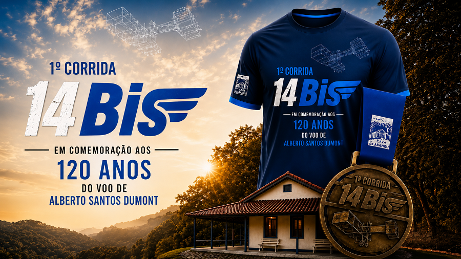 1° Corrida 14 Bis em comemoração aos 120 anos do voo 14-bis