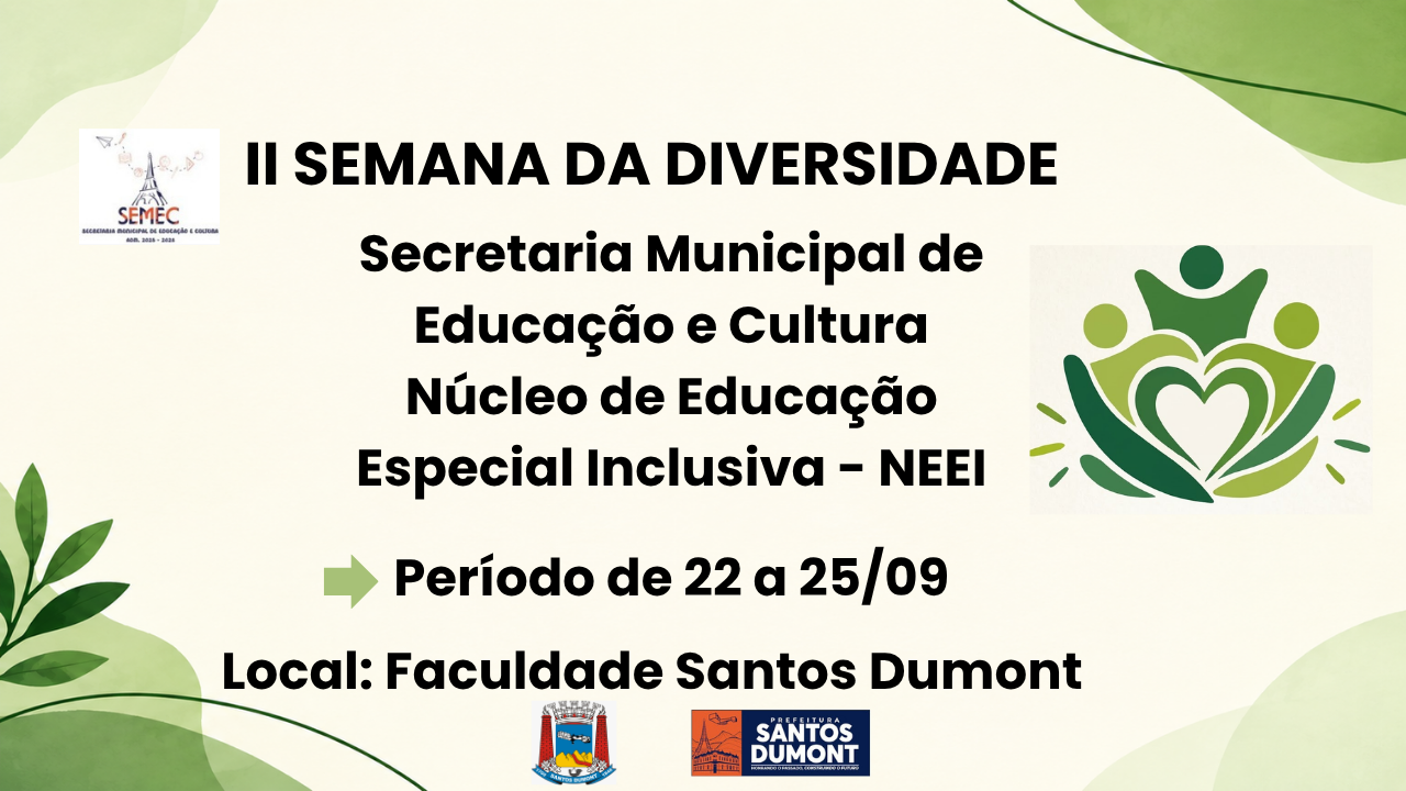 Palestras e Exposição Diversidade