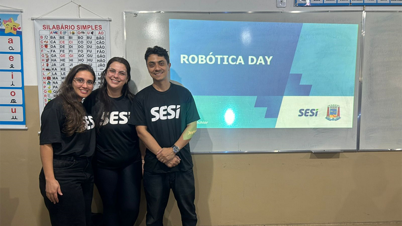 Secretaria  de Educação em parceria com o SESI promove Robótica Day