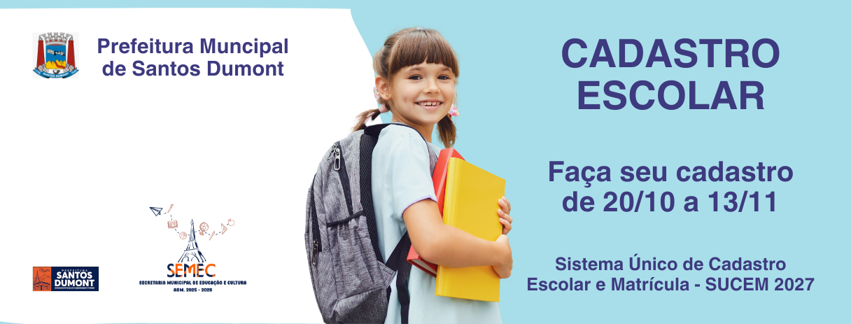 Para ingresso ao ensino Fundamental e Médio