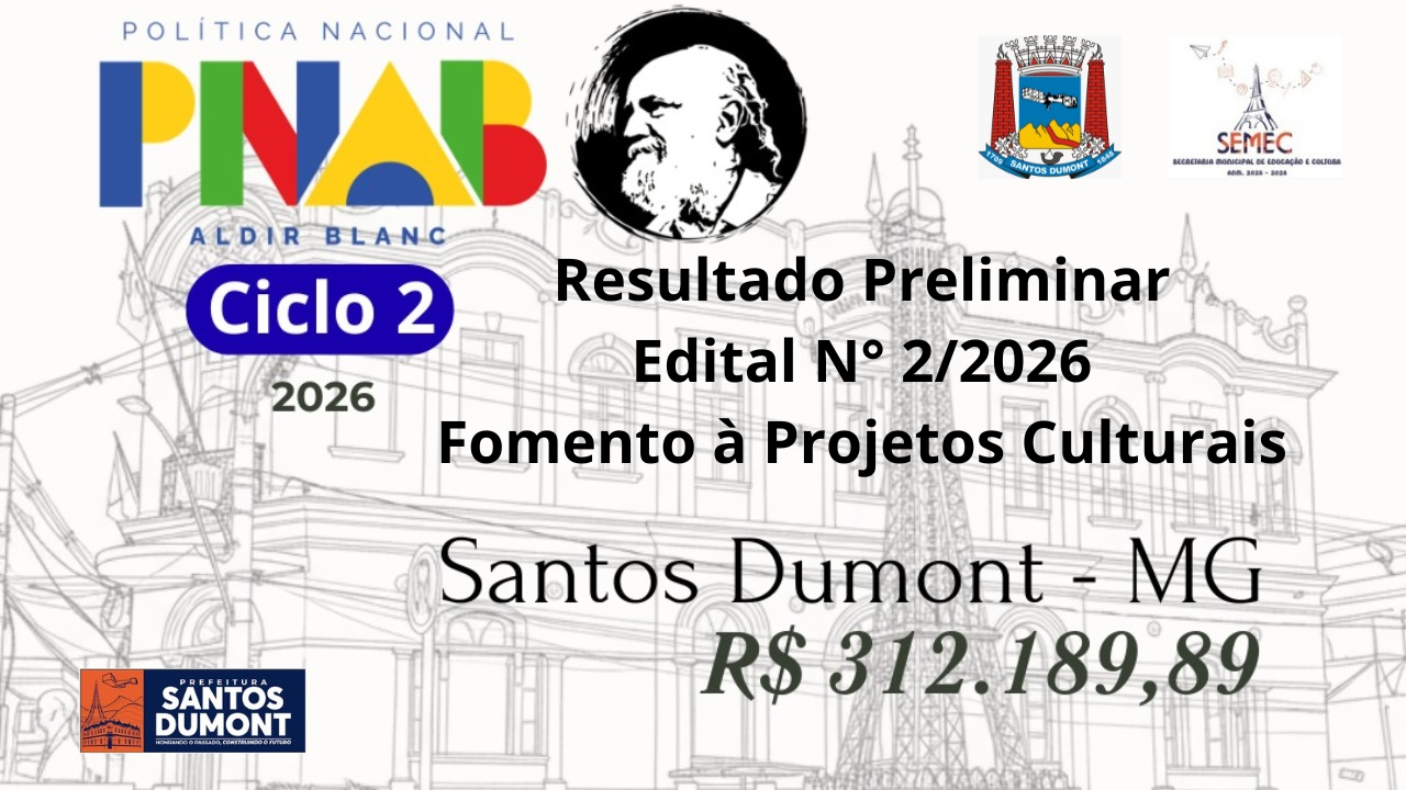 Edital 002/2026  PNAB  CICLO 2   Resultado Preliminar - Avaliação de Mérito - Etapa de Seleção