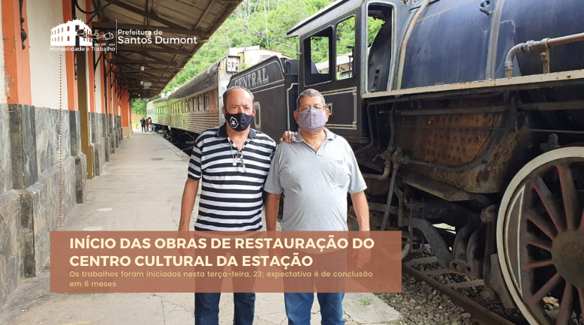 Início das obras de restauração do centro cultural da estação