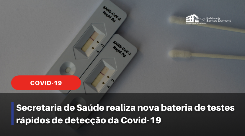 Testagem de rastreamento de casos da Covid-19 é realizada no bairro Santo Antônio