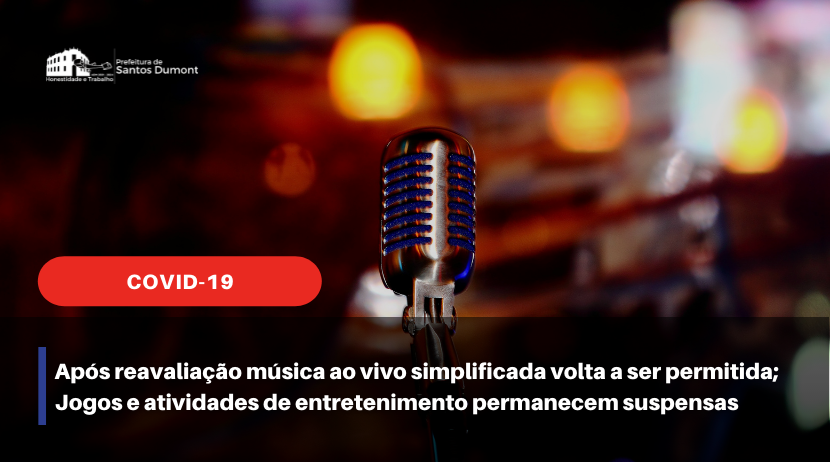 Após reavaliação música ao vivo simplificada volta a ser permitida em bares e restaurantes