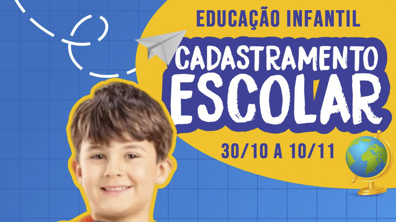 Secretaria de Educação abre cadastro para vagas na educação infantil