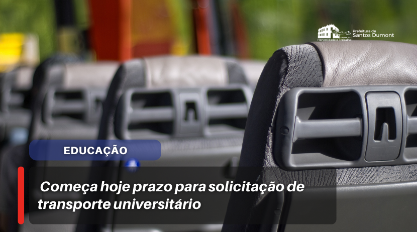 Começa hoje prazo para solicitação de transporte universitário