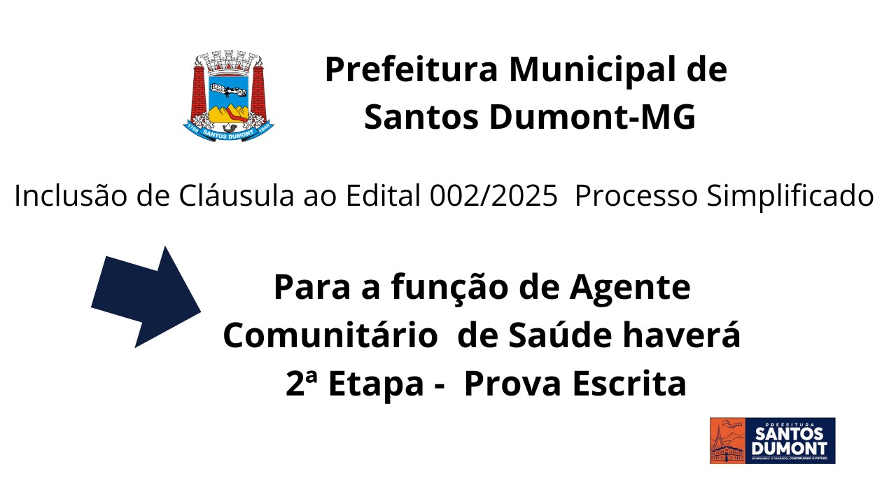 Inclusão de Cláusula ao Edital 002/2025 Processo Simplificado - Contratação Temporária