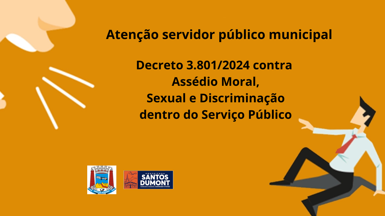 Atenção servidores públicos: Prefeitura informa sobre o Decreto 3.801/2024