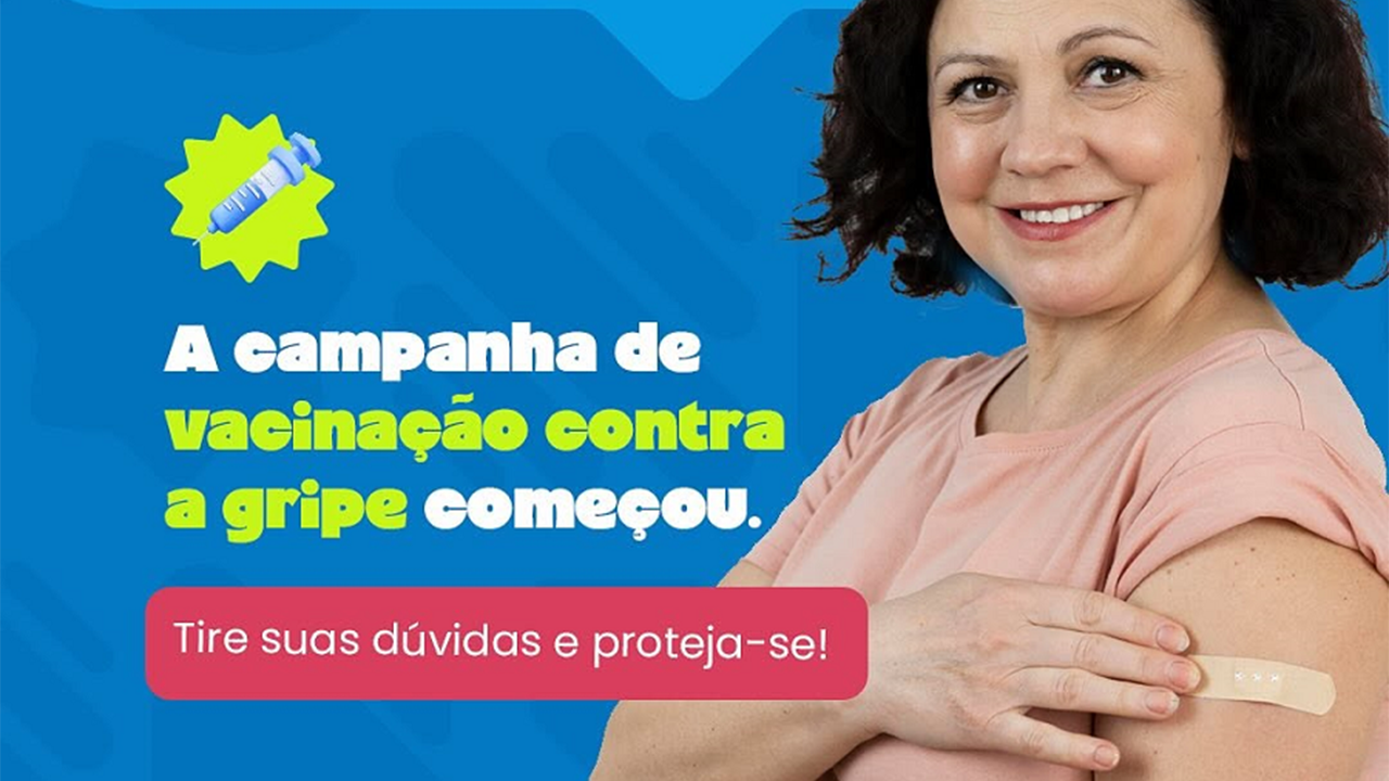 Nosso município começou a vacinar a população contra a gripe Influenza 
