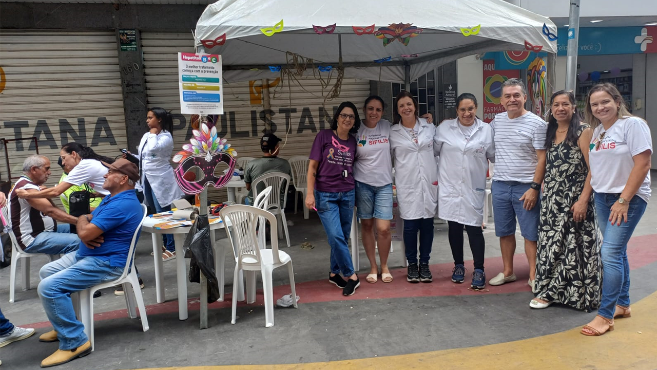 Sábado, hoje 01/03,  foi dia de ação  de conscientização no Calçadão