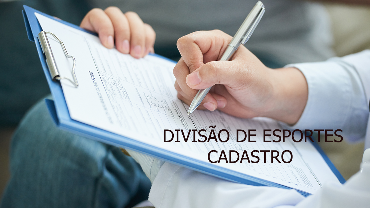 Divisão de Esportes abre cadastro para atletas, clubes e grupos de esporte, escolinhas, atletas individuais...