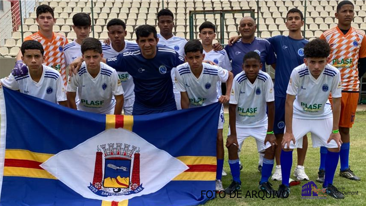 Santos Dumont estará participando do Campeonato Brasileirinho Internacional Sub-15, de 18 a 27 de novembro