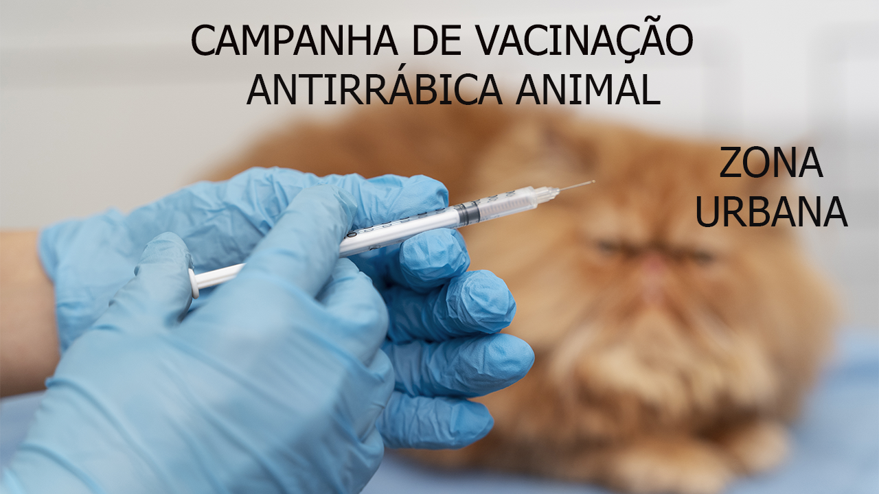 CAMPANHA DE VACINAÇÃO ANTIRRÁBICA ANIMAL 2024 ZONA URBANA - CÃES E GATOS -