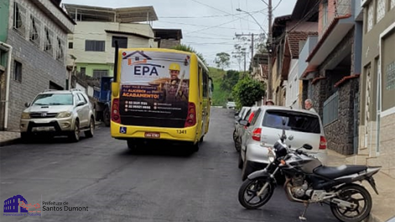 Ônibus urbano circula na Rua Isa em caráter experimental