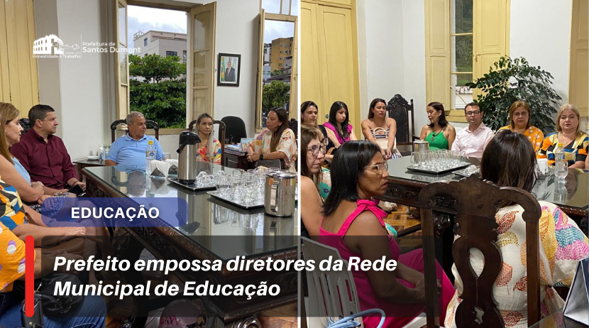 Servidores nomeados assumem cargos de Direção escolar para o ano de 2023