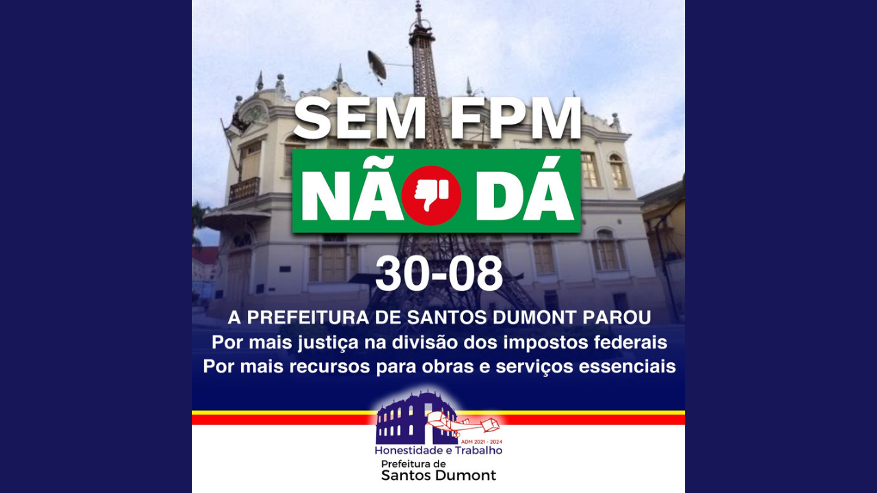 Prefeito Betinho Decreta Ponto Facultativo nesta quarta, 30/08, em adesão ao Movimento Nacional